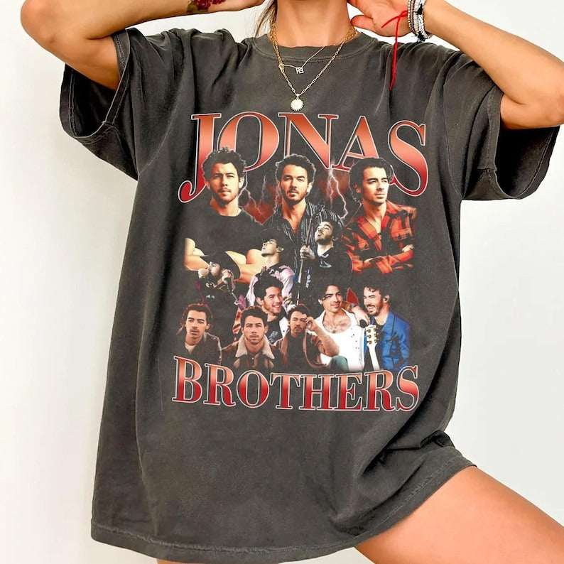 Jonas Brothers Tour Crew Neck T-shirt