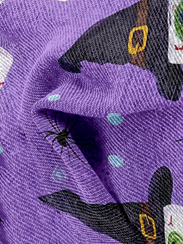 Women's  Hallloween Cotton Flared Jeans Pants