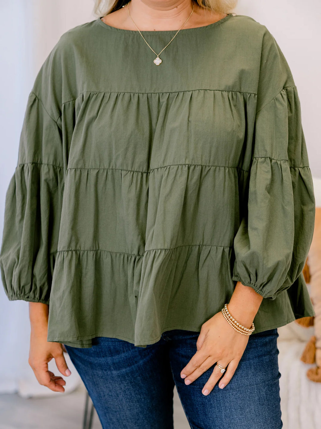 Women's Loose Round Neck Top