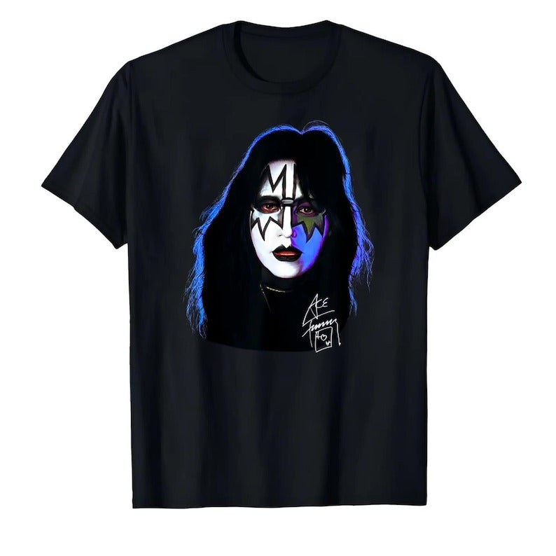 Ace Frehley Music Fan Memorial Crew Neck T-shirt