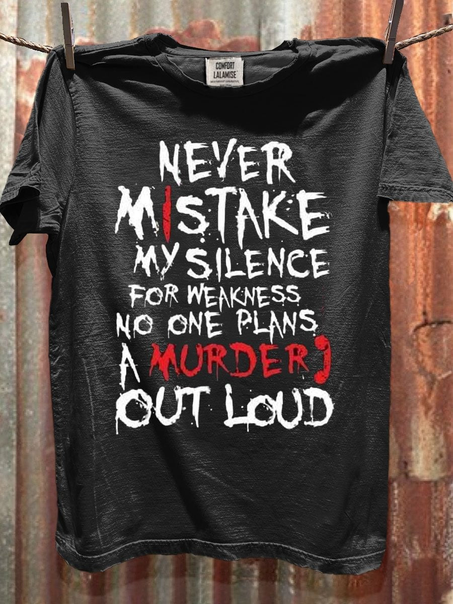 Funny Quote Art Print Cotton Casual T-shirt