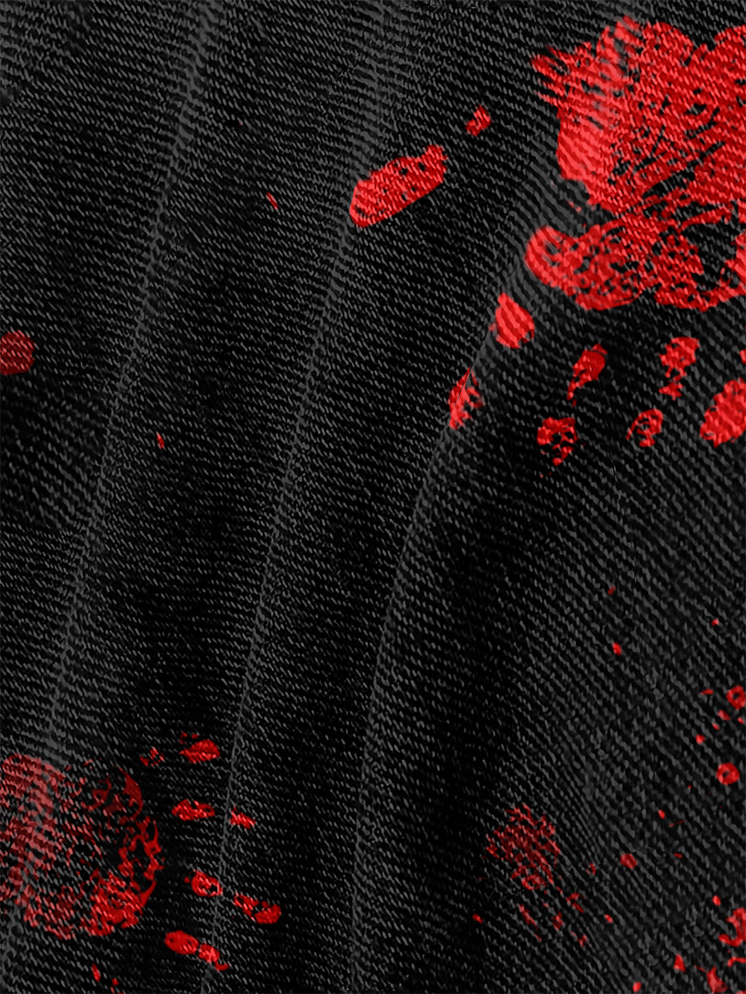 Women's  Hallloween Spooky Cotton Flared Jeans Pants