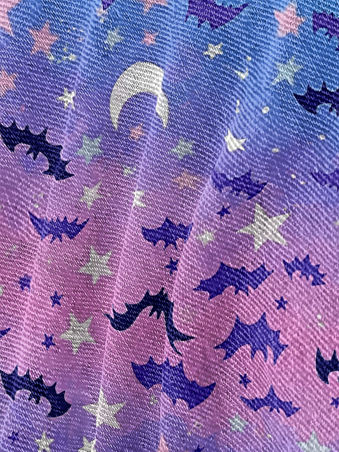 Women's  Hallloween Bats Cotton Flared Jeans Pants