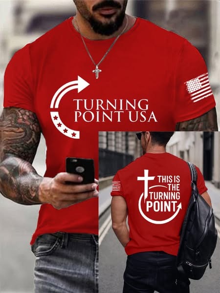 Turning Point USA Short Sleeve Men's T-shirt