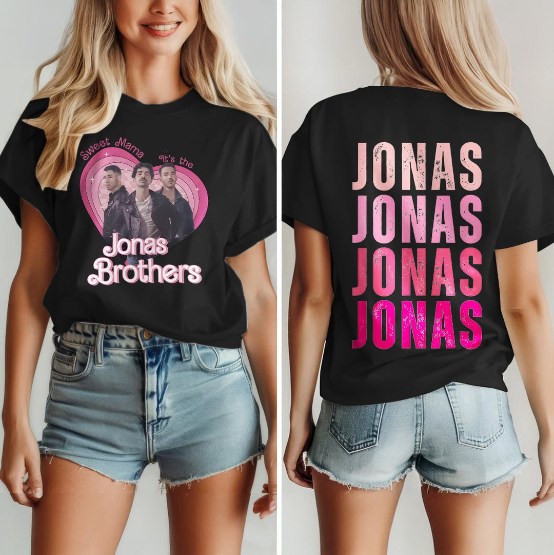 Jonas Brothers Girls' Hearts Unisex Cotton Crew Neck T-shirt