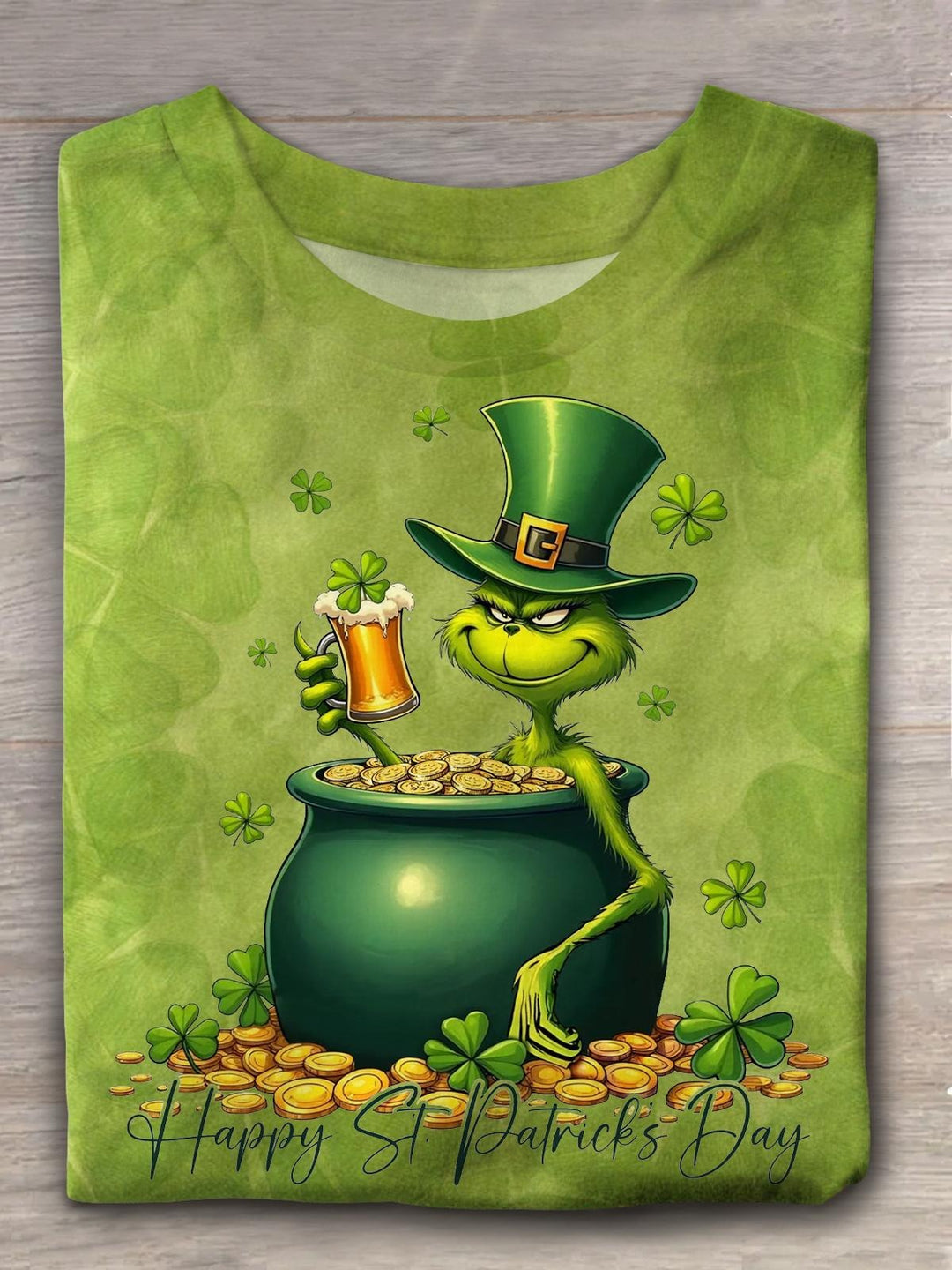 St. Patrick's Day Movie Lucky Guy Crew Neck T-shirt
