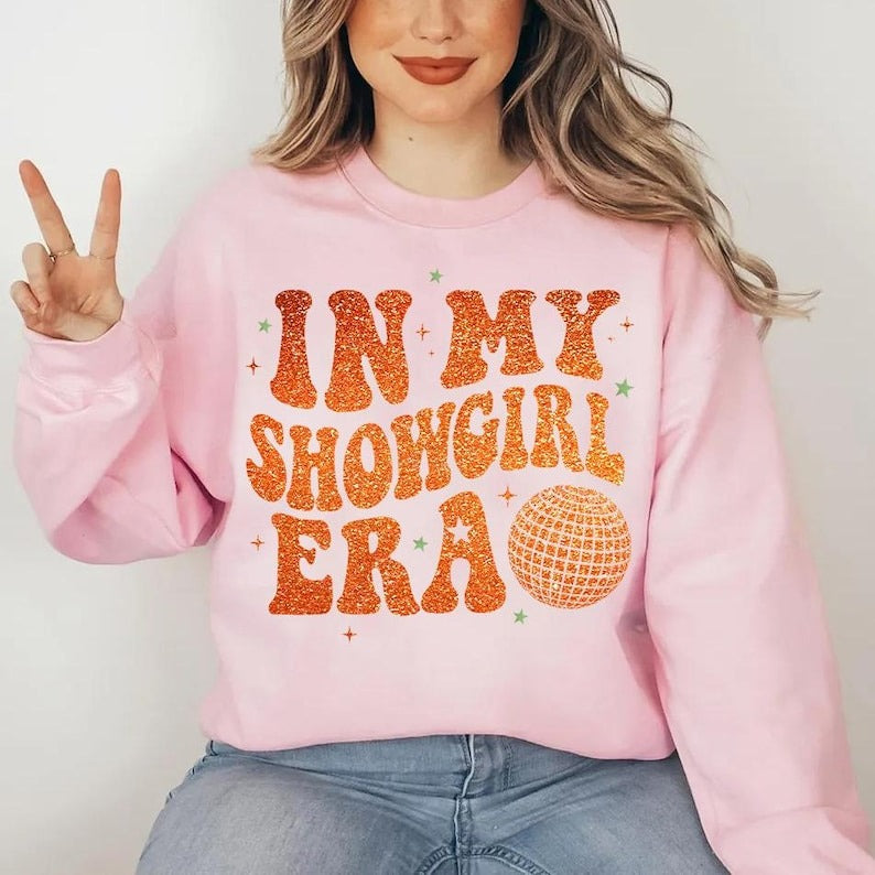 In My Showgirl Era Long Sleeve Casual Top