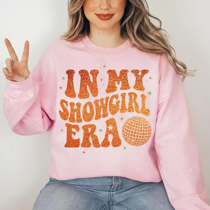 In My Showgirl Era Long Sleeve Casual Top