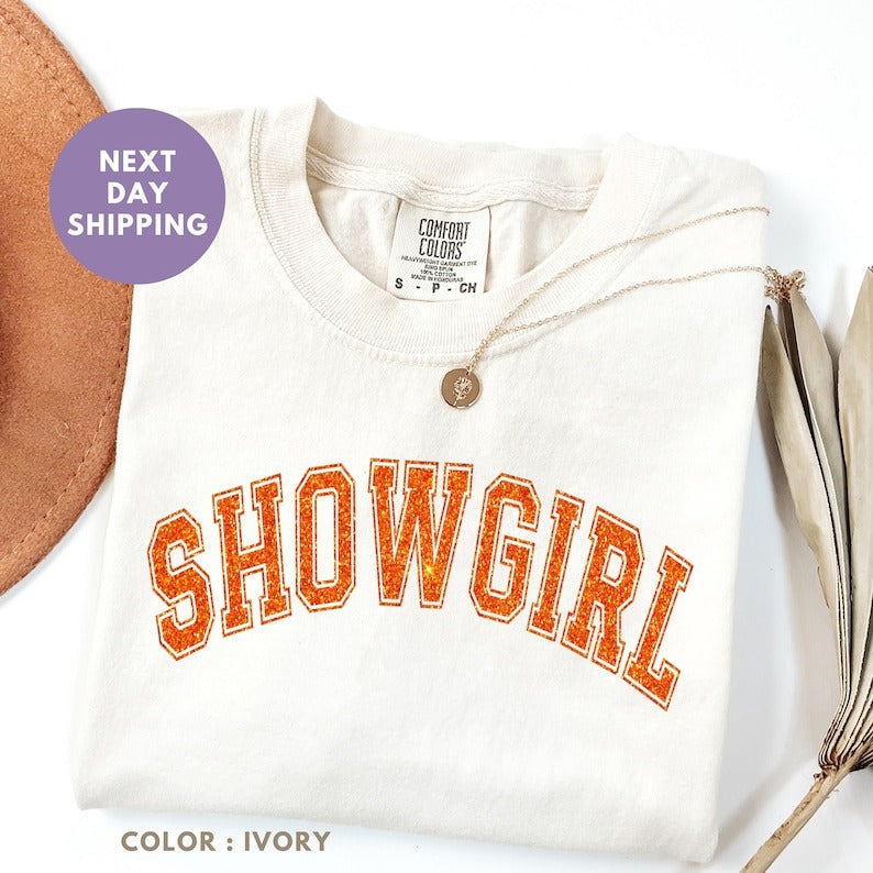 The Life Of A Showgirl Washed Cotton Tee