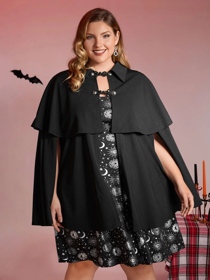 Halloween Gothic Stretchy Cloak Jacket