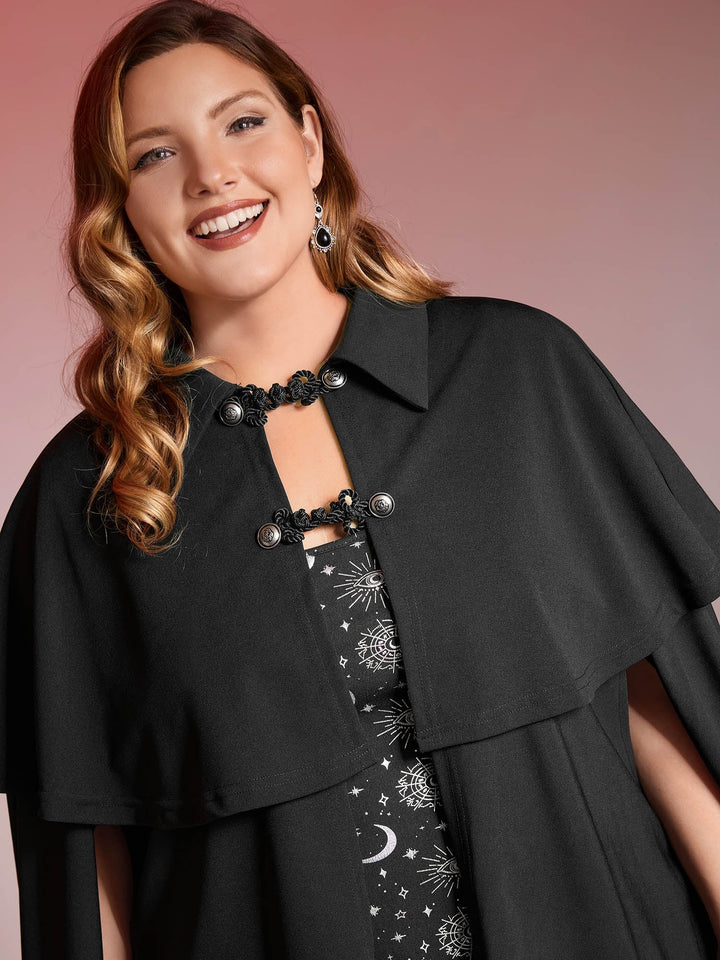 Halloween Gothic Stretchy Cloak Jacket