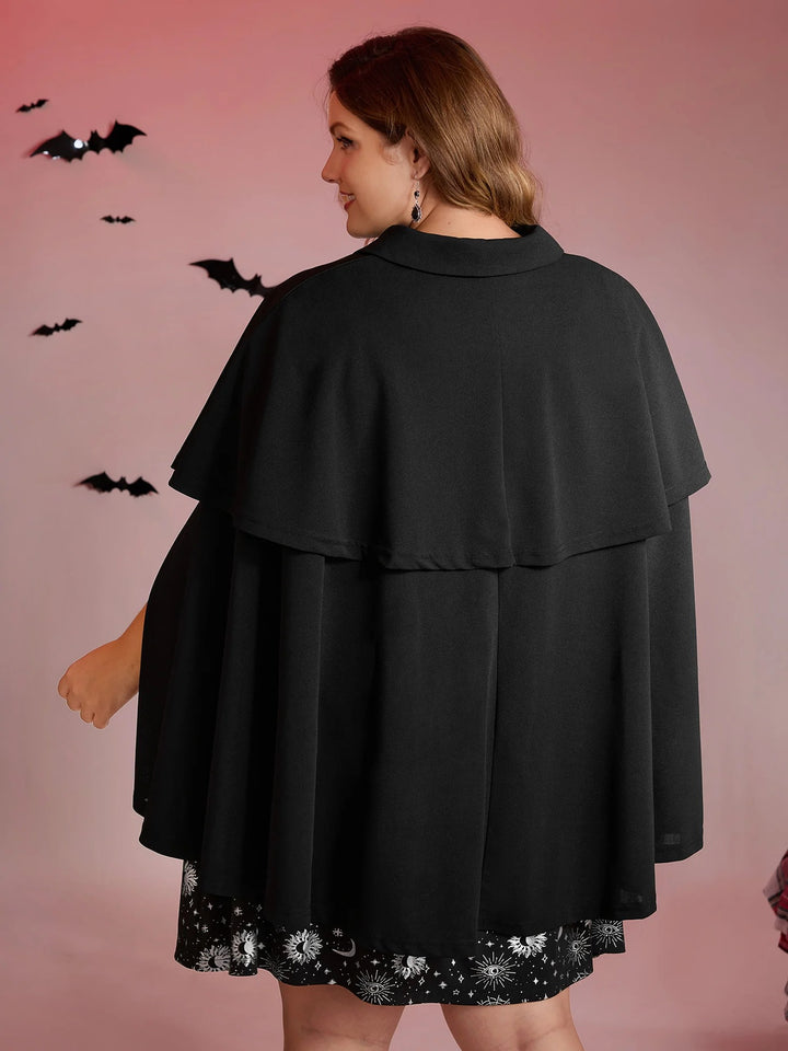 Halloween Gothic Stretchy Cloak Jacket