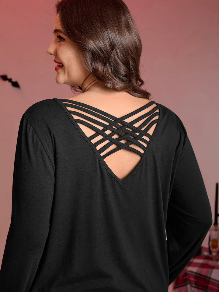 Supersoft Backless Cross-Tie T-Shirt
