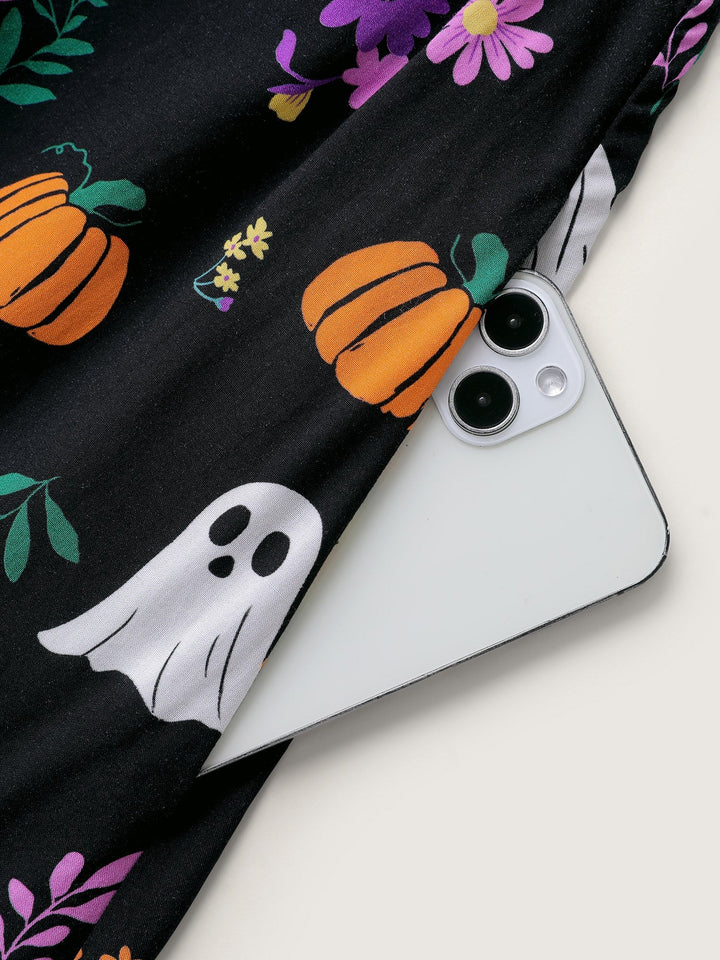 Ghost Party Rayon Pockets Midi Dress