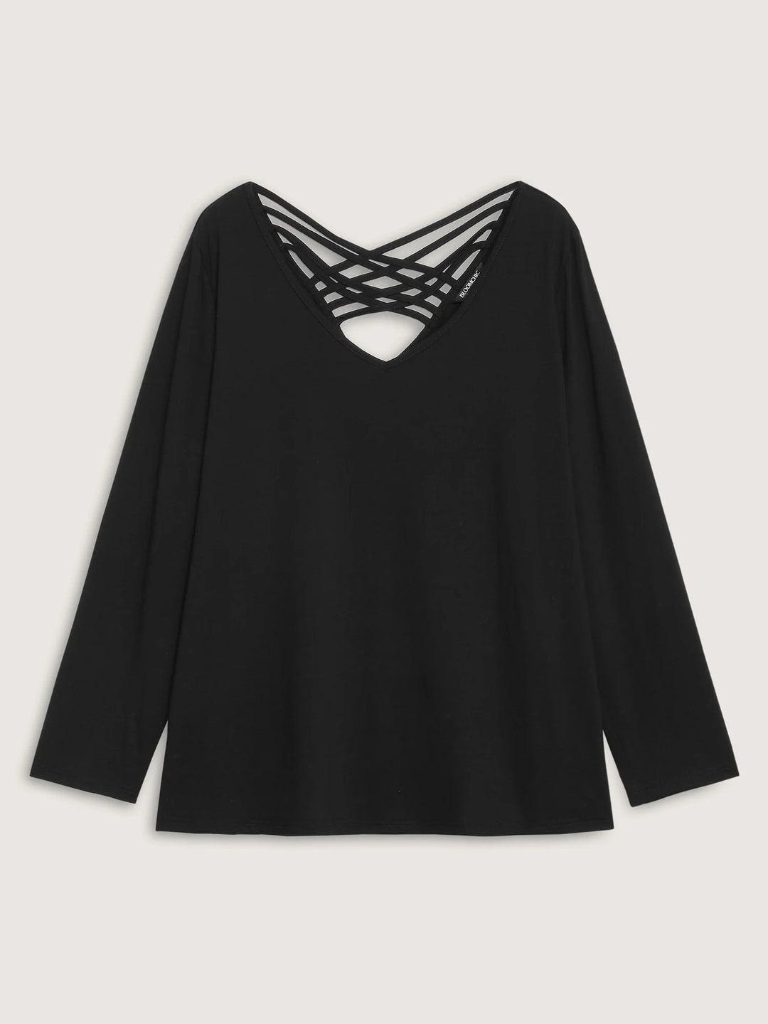 Supersoft Backless Cross-Tie T-Shirt