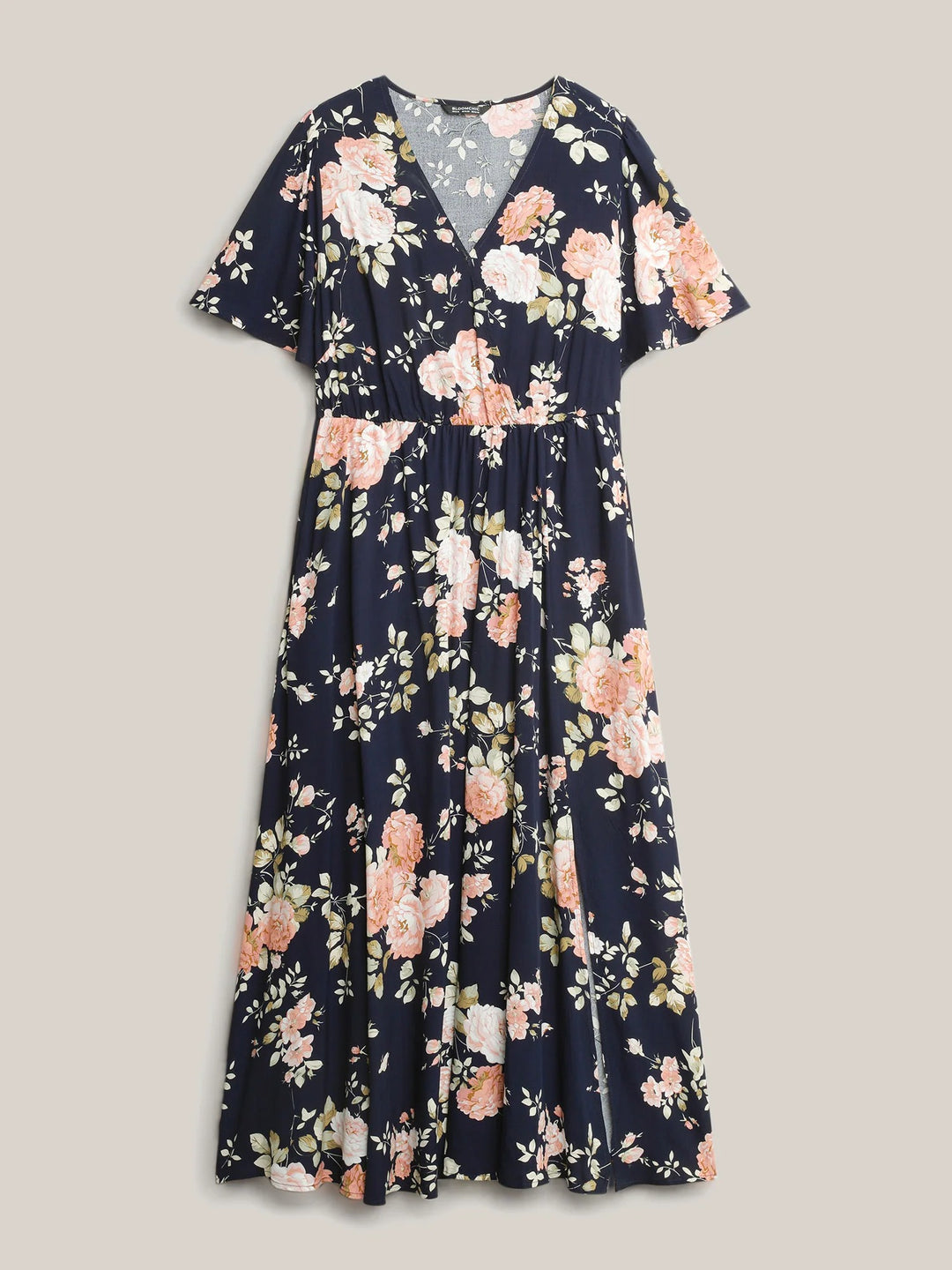 Bloom Dress  Flutter Sleeve Ditsy Floral Pocket Split
