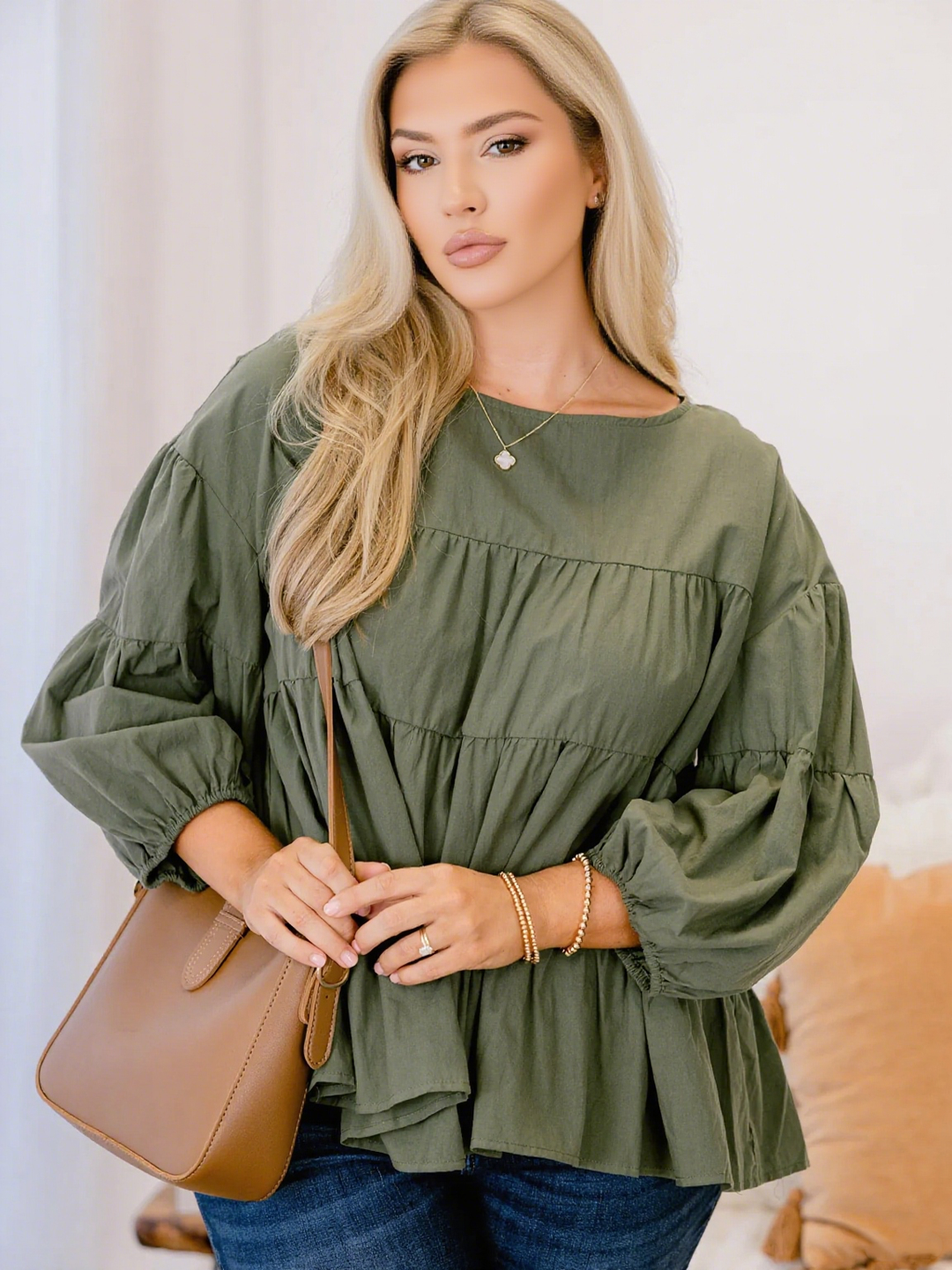 Women's Loose Round Neck Top