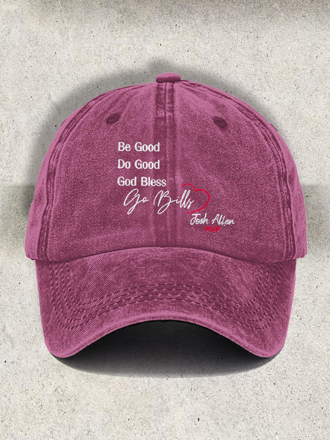 Buffalo Bills Go Bills Printed Baseball Cap