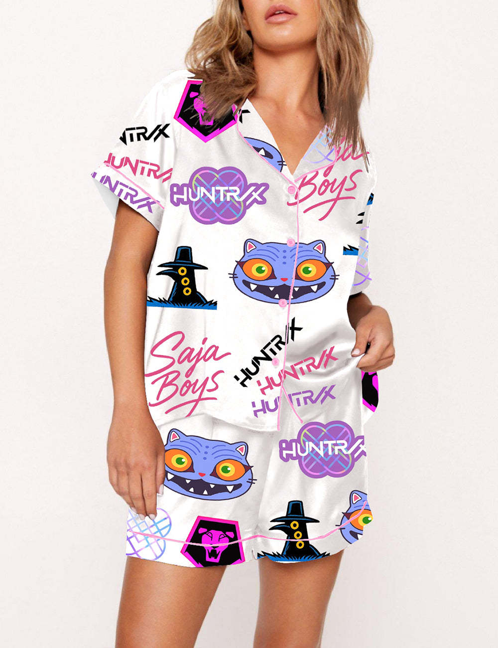 Women's Kpop Demon Hunters Tiger Pajama Set