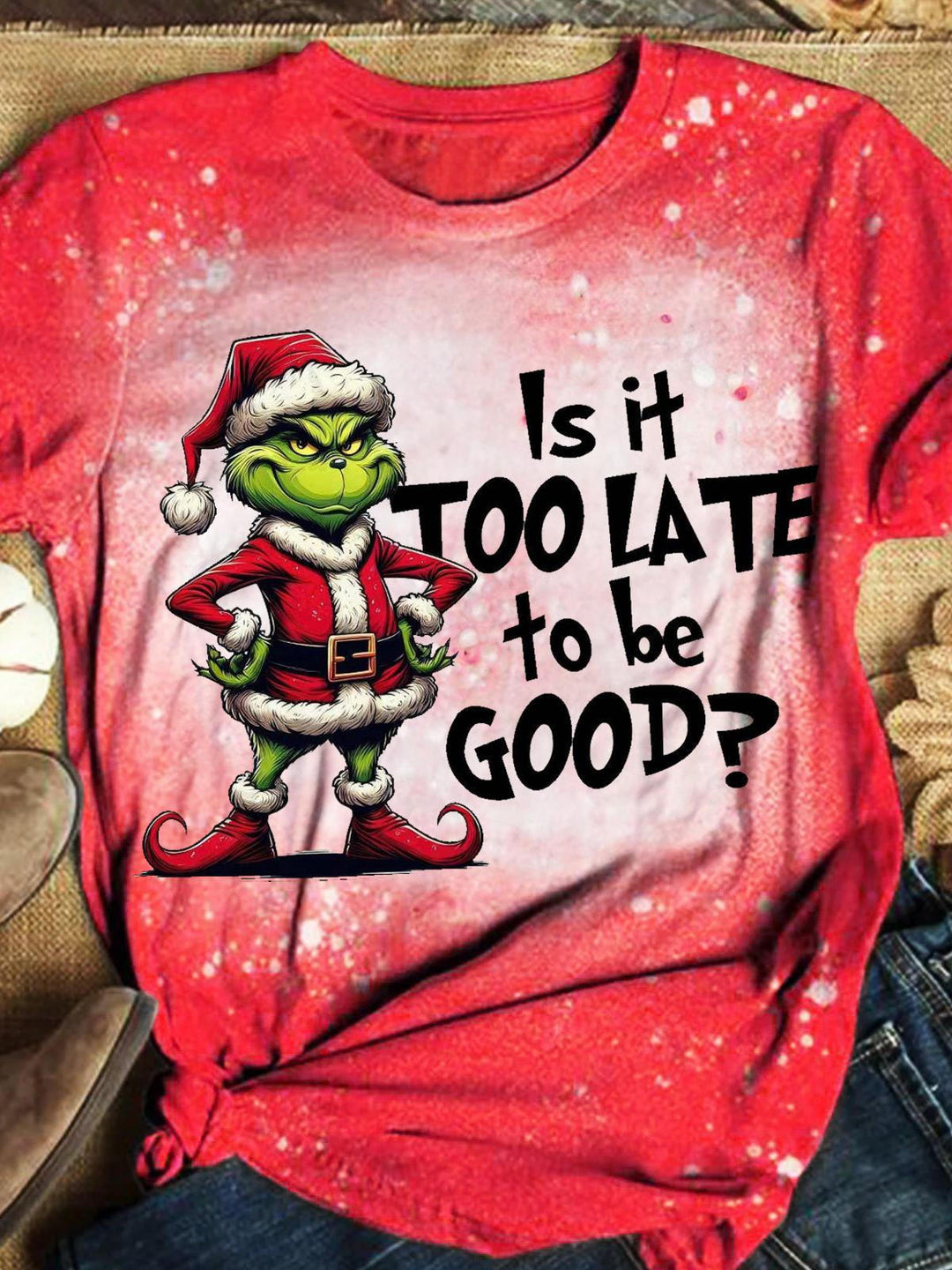 Is It Too Late To Be Good Printed Casual T-shirt