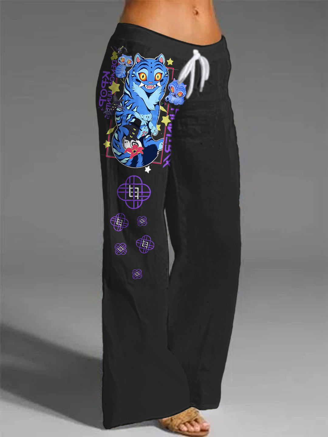 KPop Demon Hunters Print Casual Pants