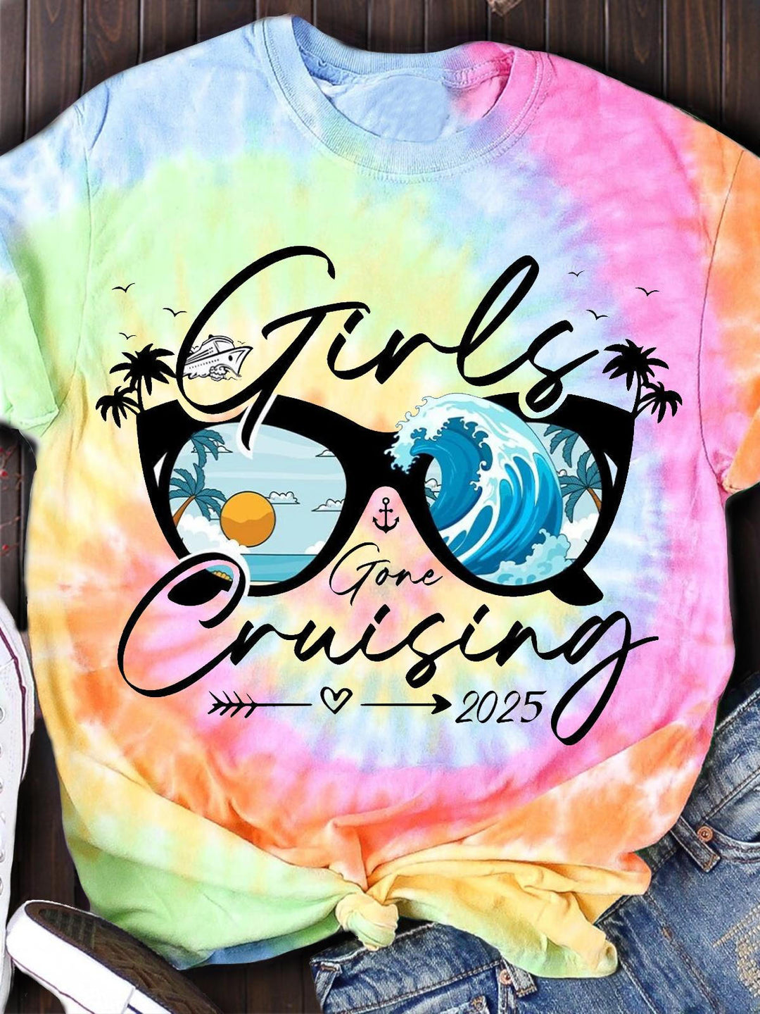 Girls Gone Cruising 2025 Crew Neck T-shirt