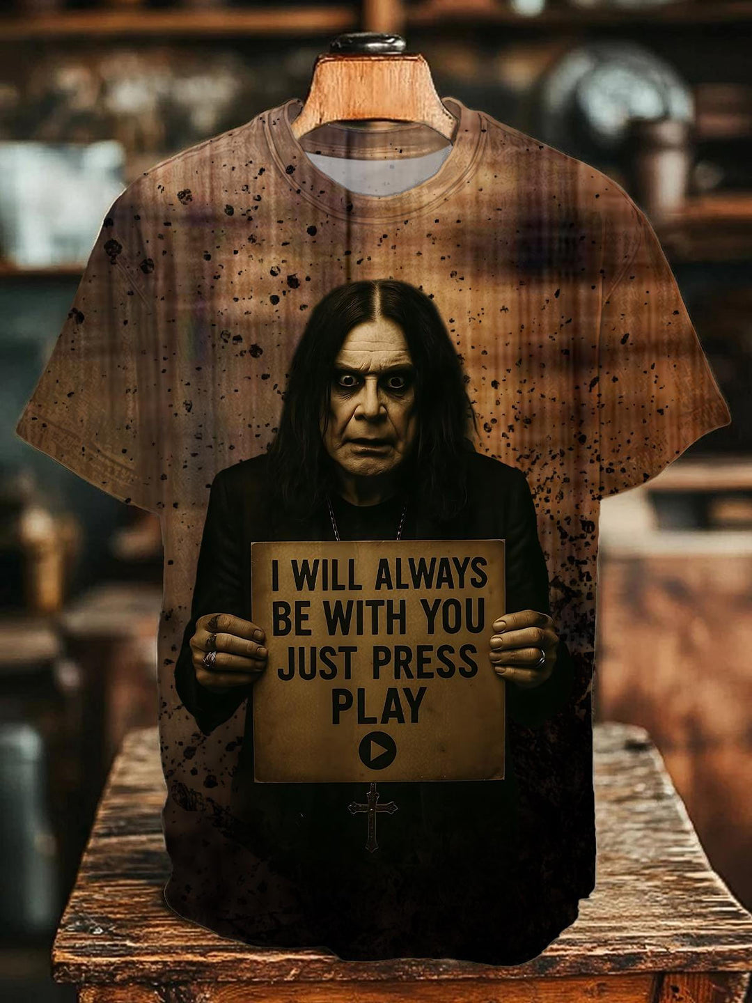 In Memory of Ozzy Osbourne Crew Neck T-shirt