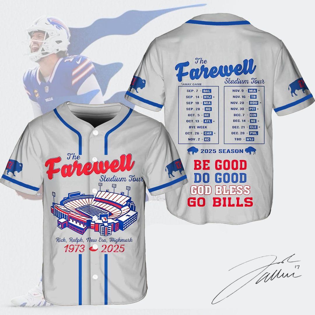 Buffalo Bills Baseball Jersey