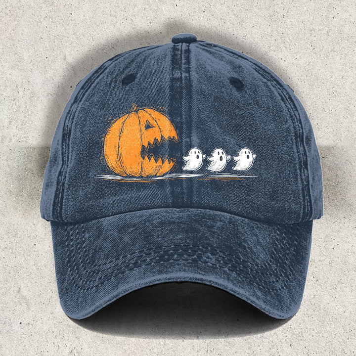 Halloween Fun Pumpkin Printed Baseball Cap