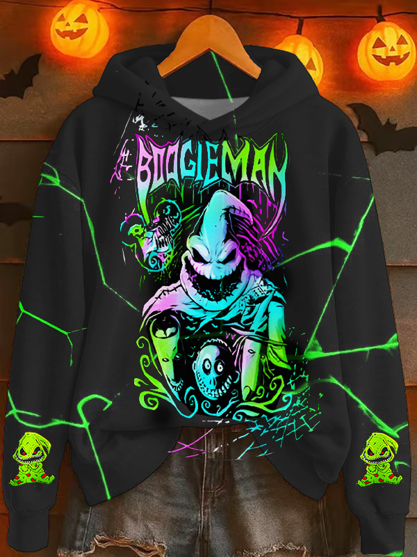 The Nightmare Before Christmas Long Sleeve Printed Hoodie