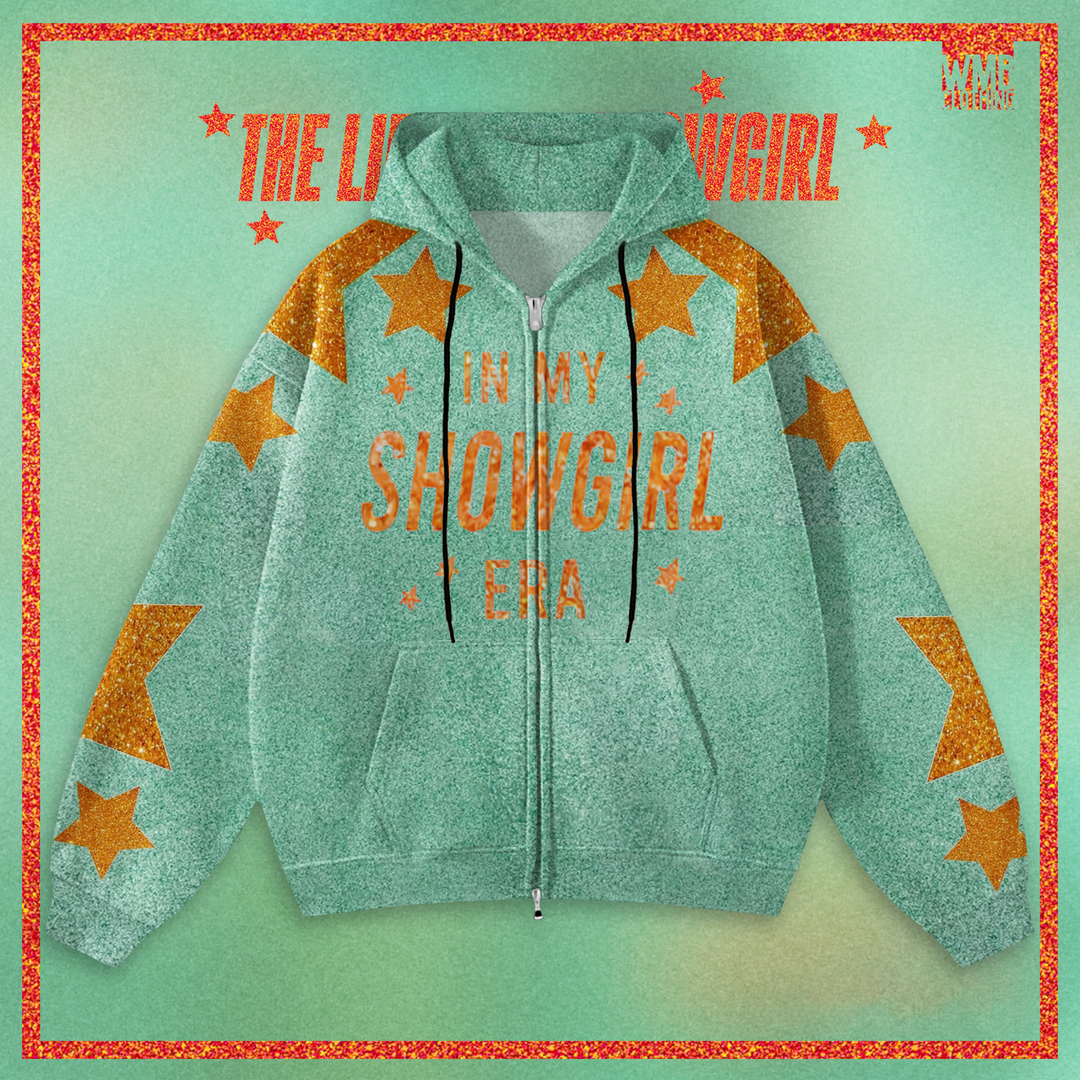 In My Showgirl Era Zippered Sweatshirt Jacket