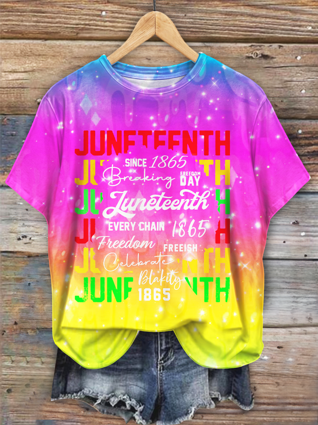 Juneteenth Crew Neck T-shirt