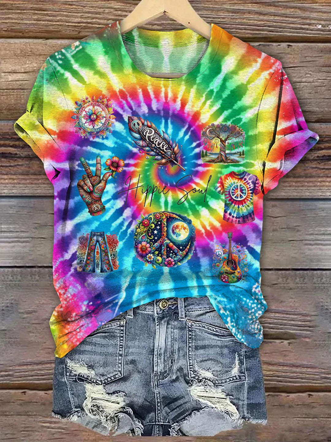 Hippie Soul Crew Neck T-shirt