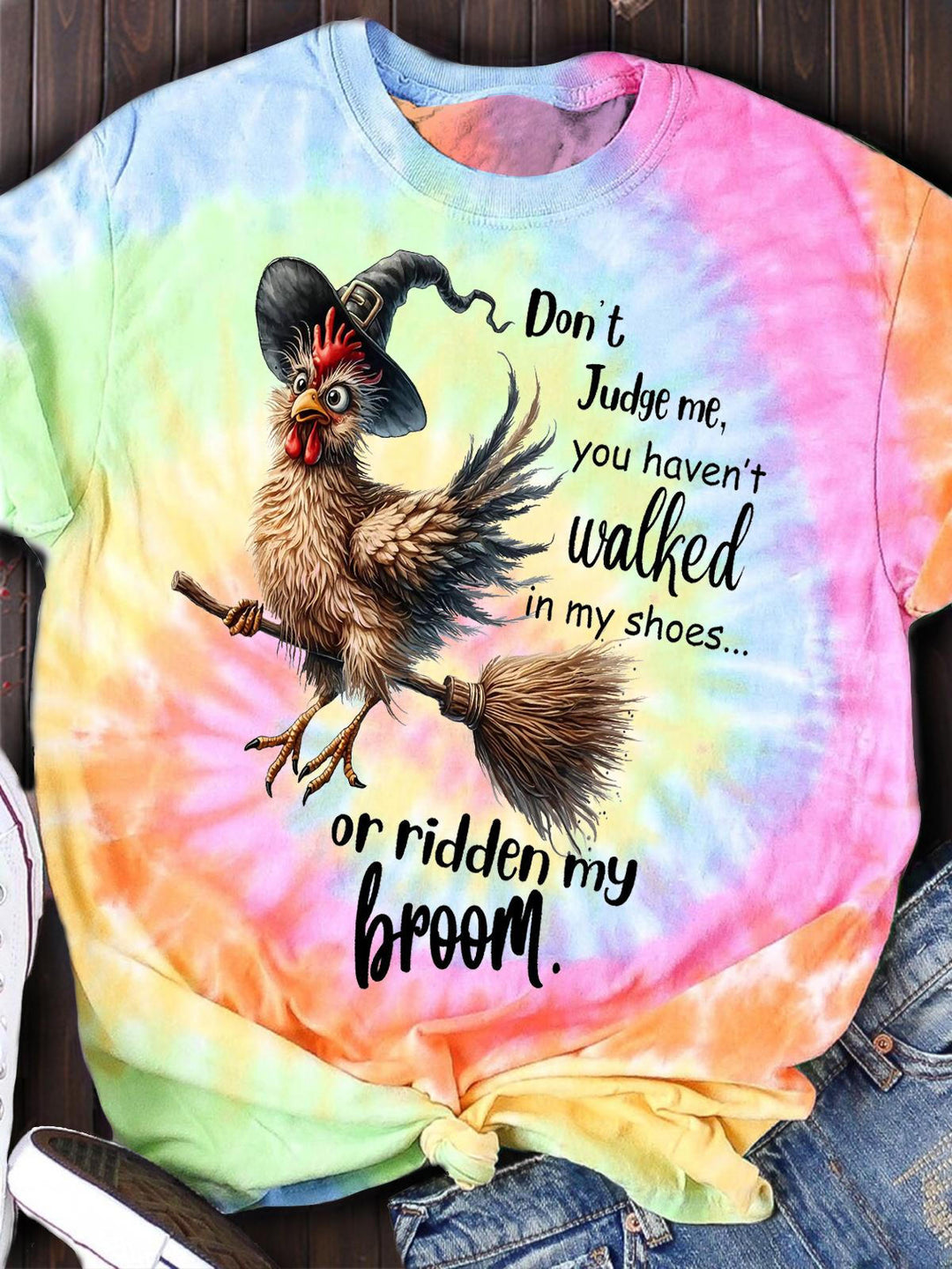 Don't Judge Crew Neck T-shirt