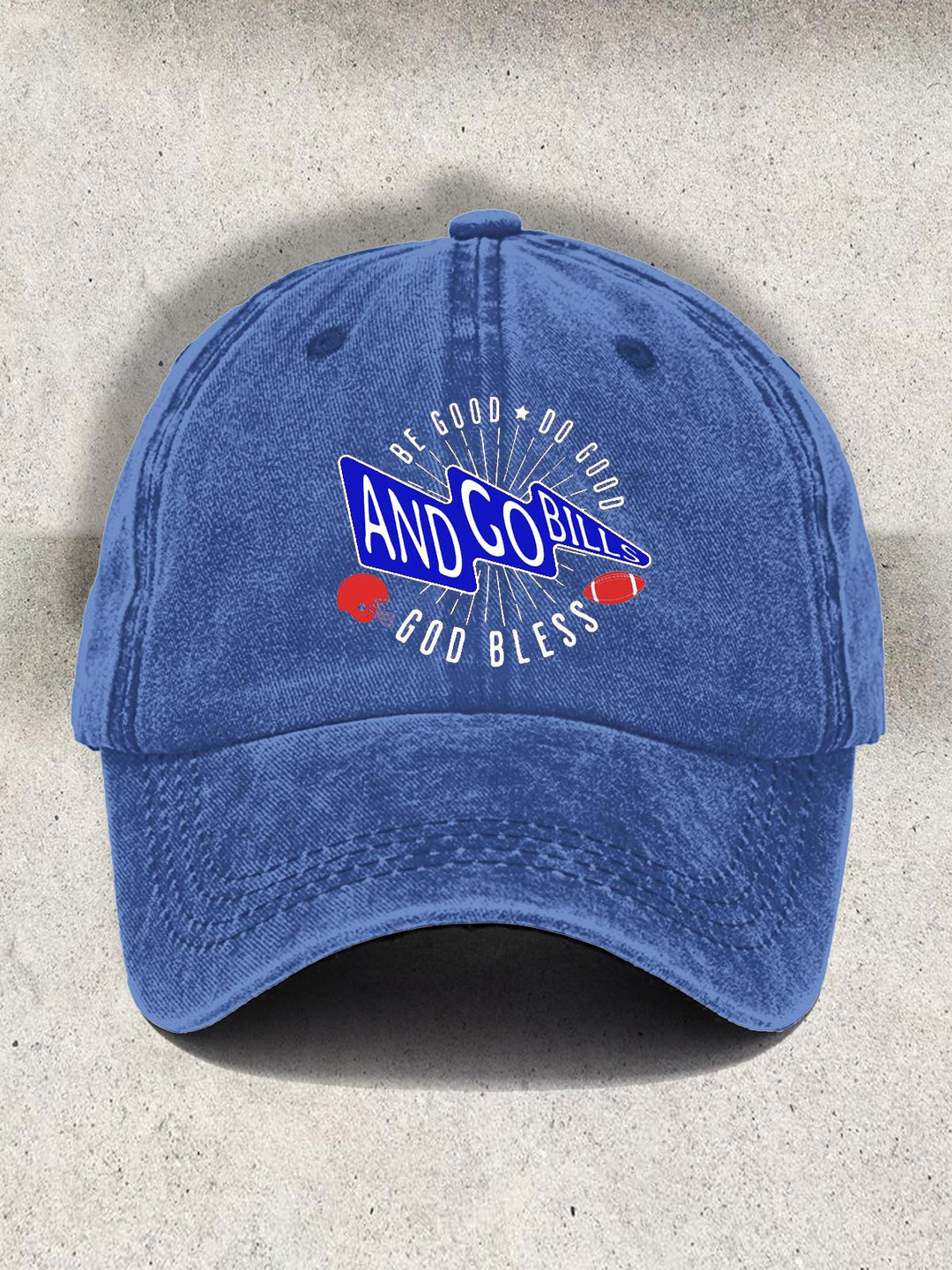 Do Good Go Bills Printed Baseball Cap