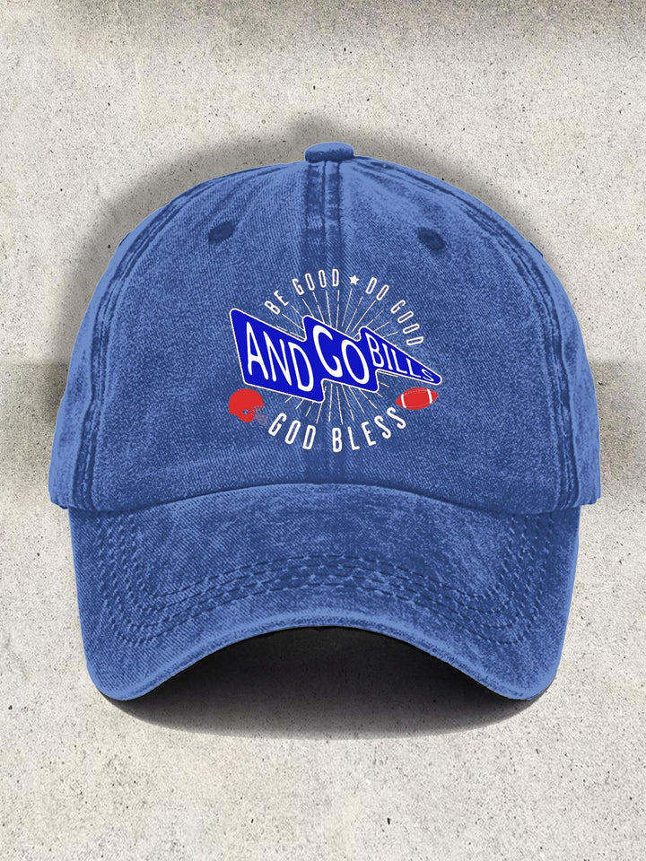Do Good Go Bills Printed Baseball Cap