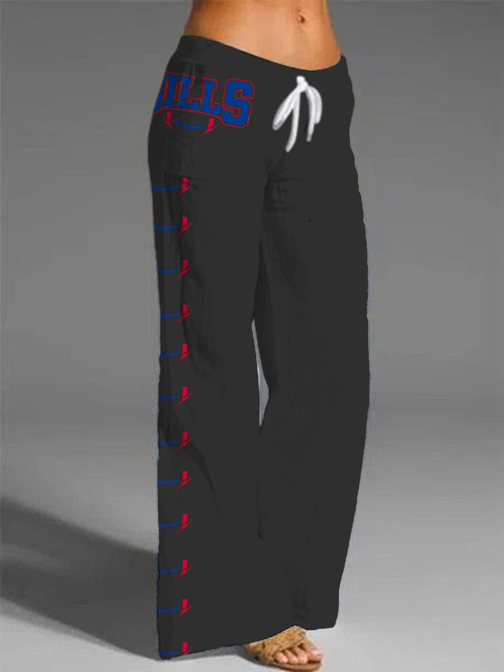 Buffalo Bills Football Women's Printed Casual Pants