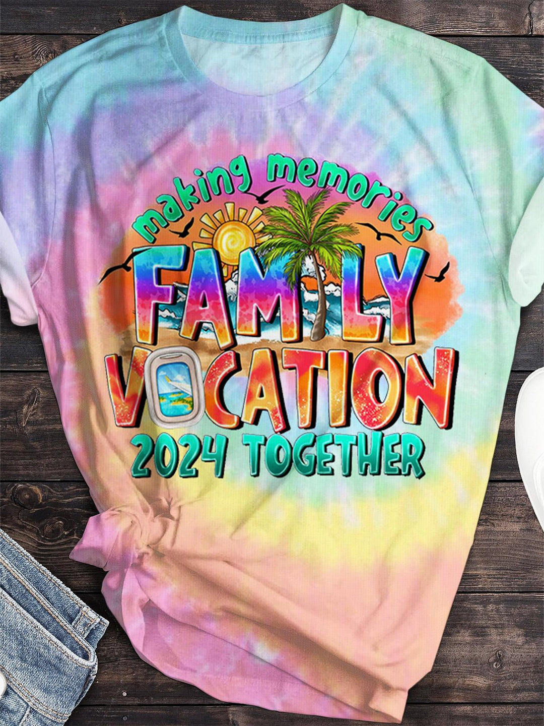 Family Vocation 2024 Crew Neck T-shirt