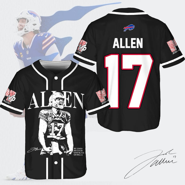 Buffalo Bills 17 Baseball Jersey