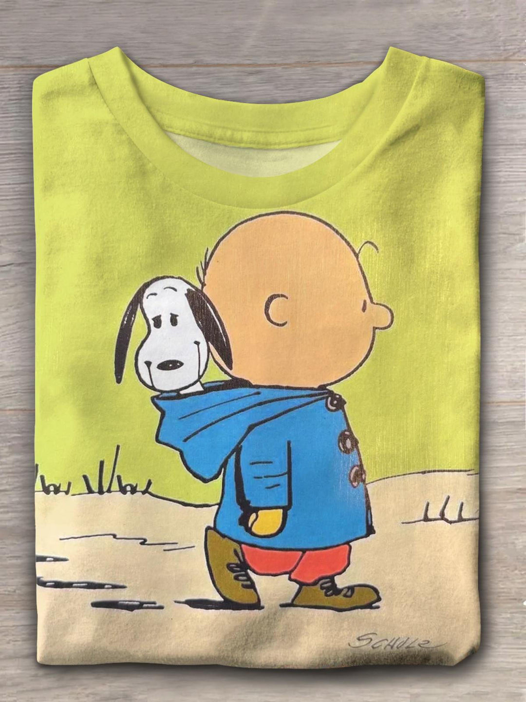 Charlie Brown & Snoopy Crew Neck T-shirt