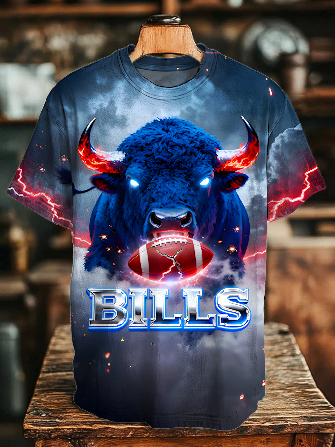 Bills Football Crew Neck T-shirt