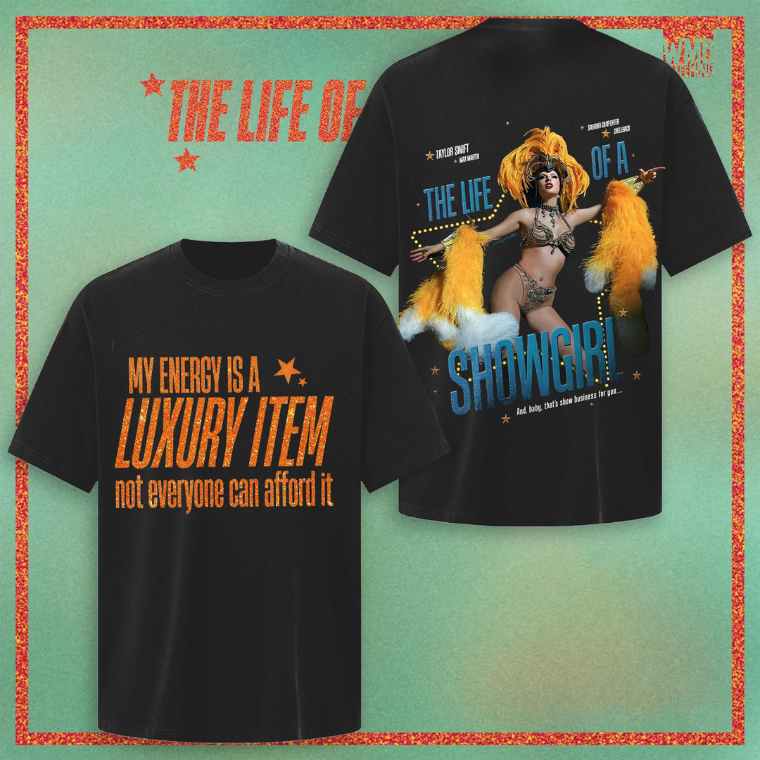 he Life of a Showgirl Unisex Cotton Crew Neck T-shirt