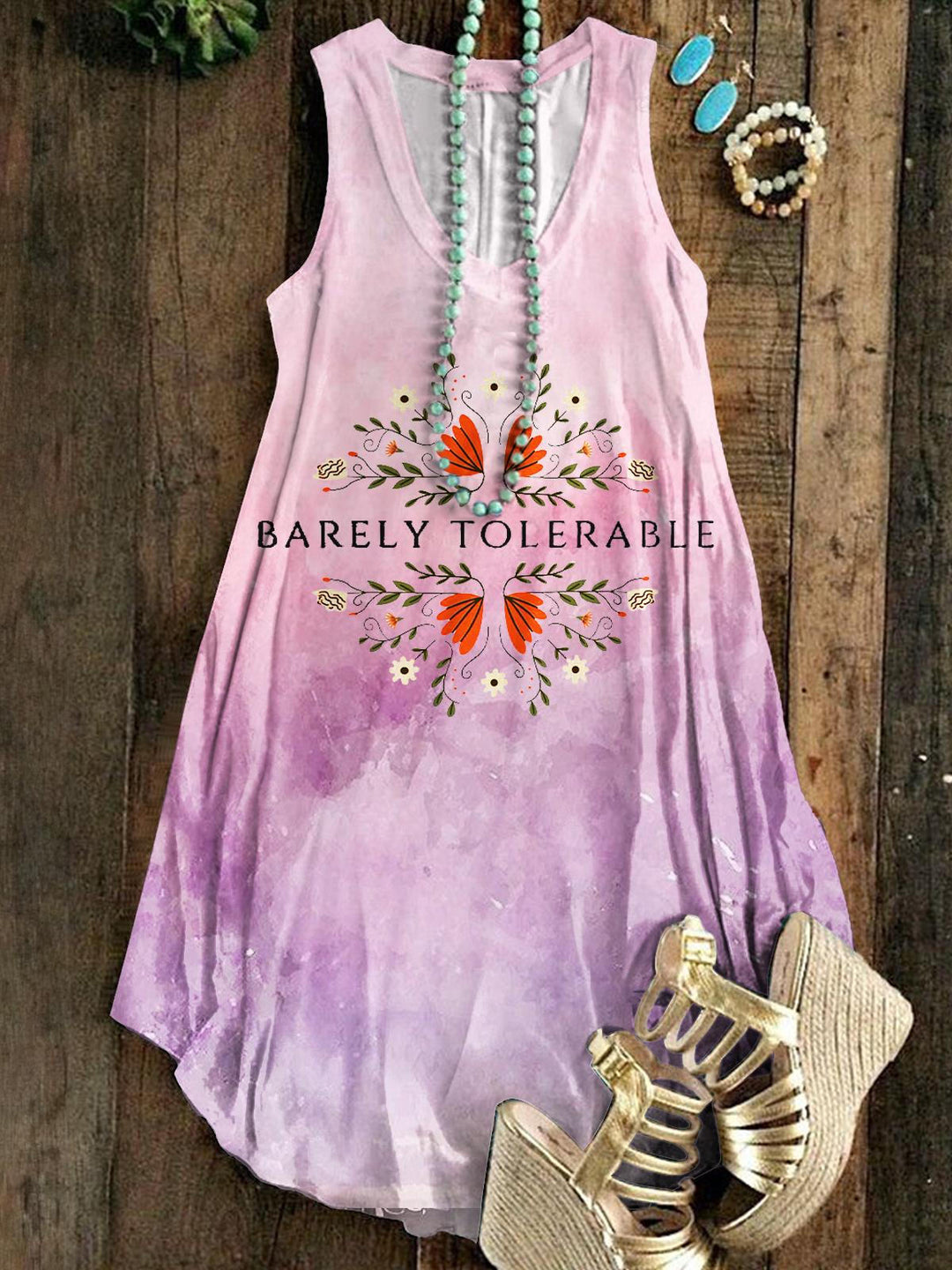 Barely Tolerable Pride And Prejudice Sleeveless V Neck Dress