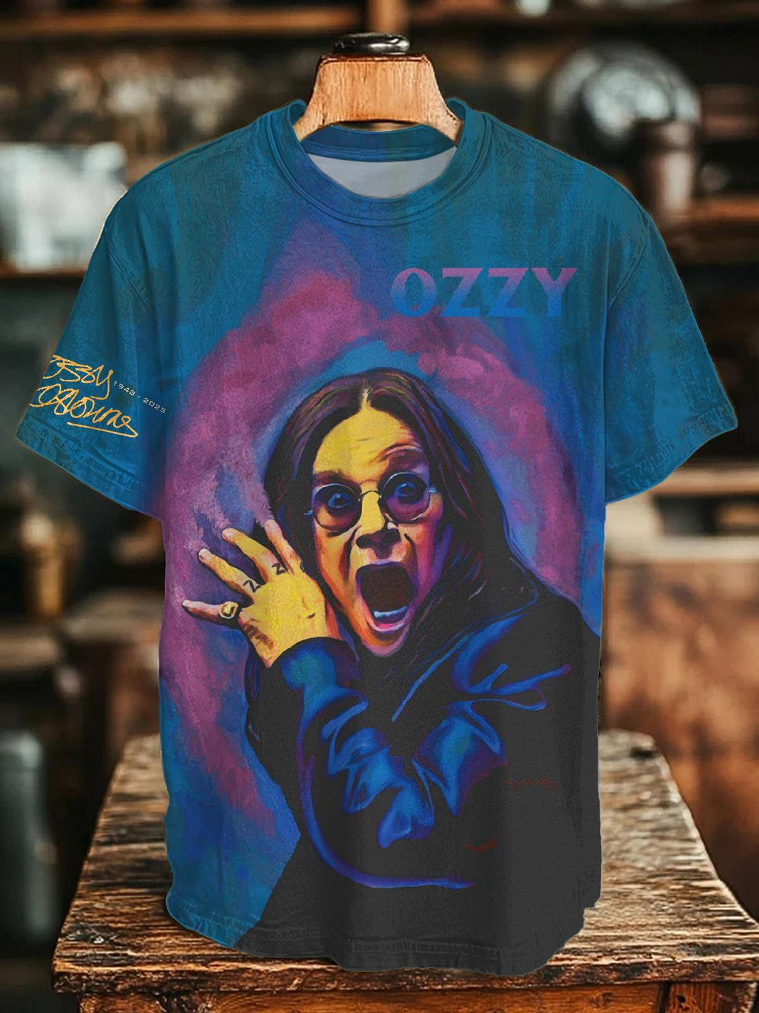 Mischievous Ozzy Osbourne Crew Neck T-shirt