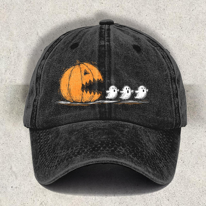 Halloween Fun Pumpkin Printed Baseball Cap