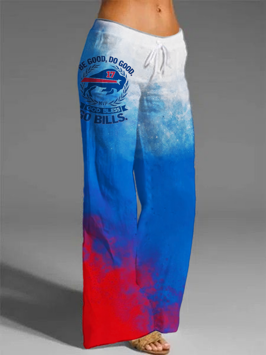 Women's Buffalo Bills Football Printed Casual Pants