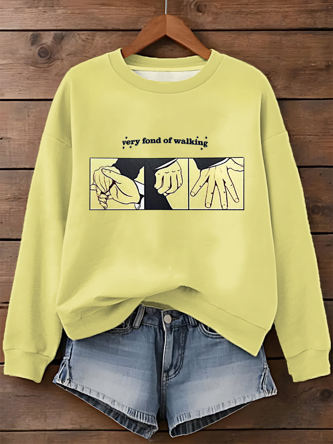 Pride And Prejudice Print Long Sleeve Casual Top