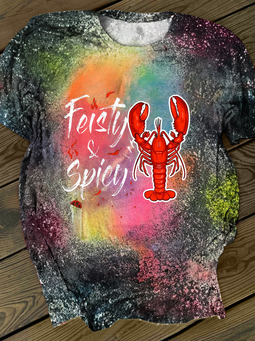 Crawfish Season Preppy Crew Neck T-shirt