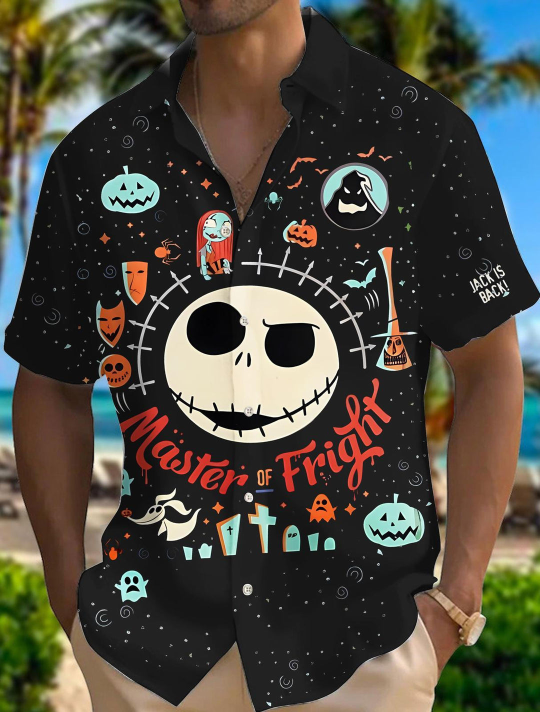 The Nightmare Before Christmas Men's Short Sleeve Shirts