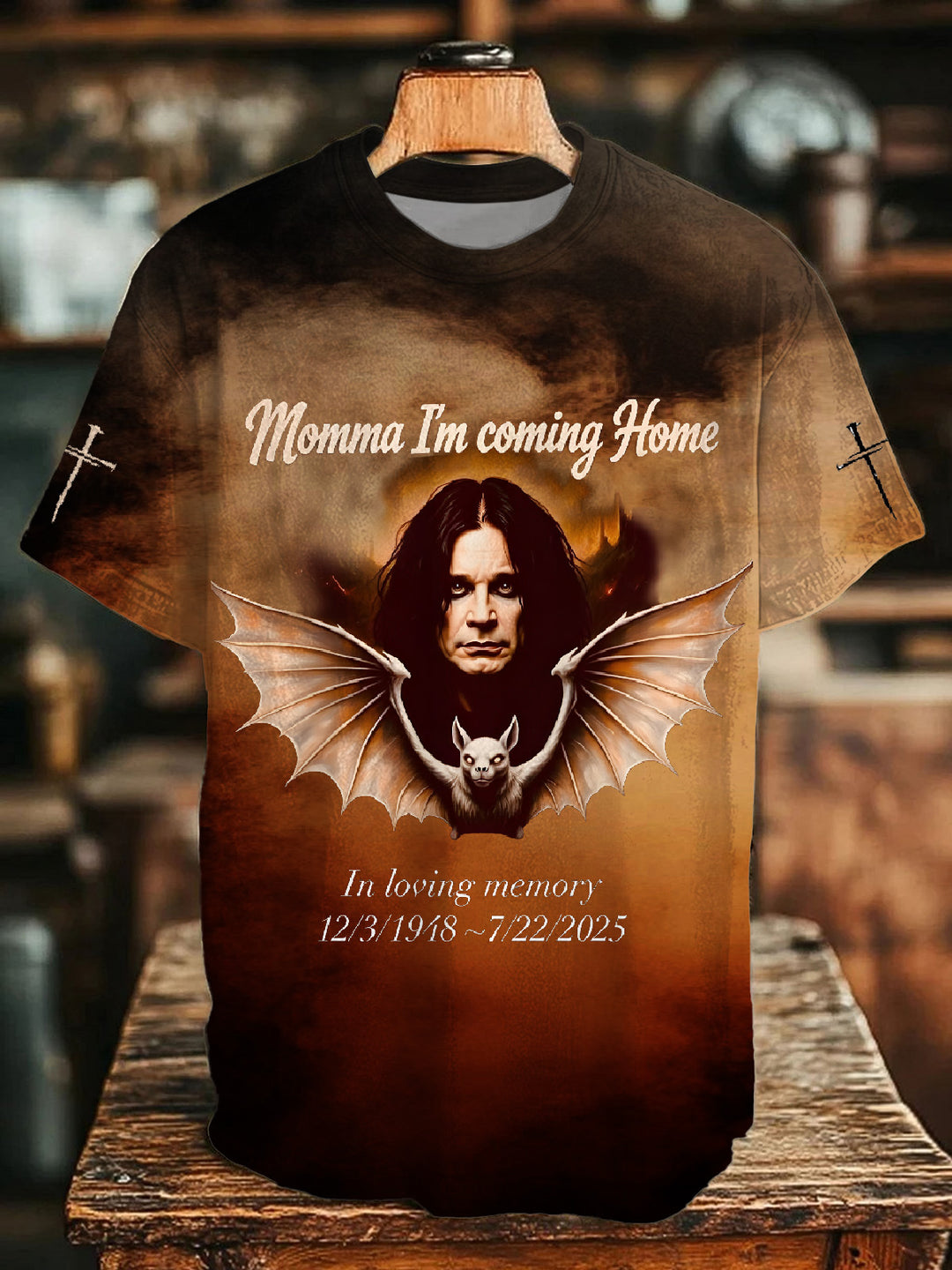 Ozzy Osbourne Retro Crew Neck T-shirt